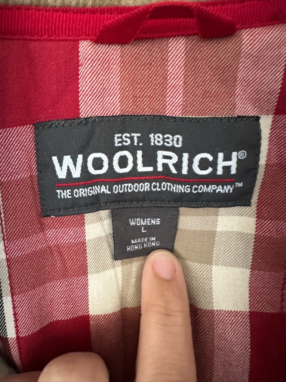 Vintage Woolrich Chore Coat Barn Field Jacket Cord Trim Blanket Lined LG Green - Picture 4 of 11